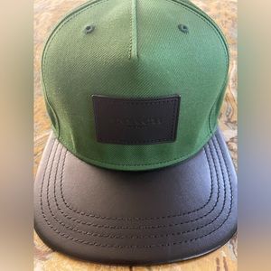 Coach flat brim hat